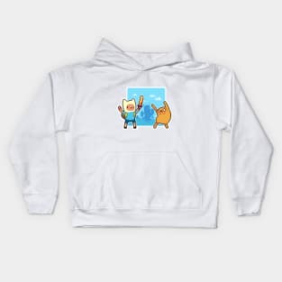 Finn and Jake Kids Hoodie